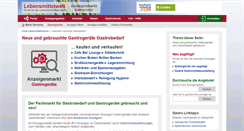 Desktop Screenshot of gastronomie-anzeiger.de