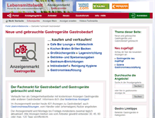 Tablet Screenshot of gastronomie-anzeiger.de